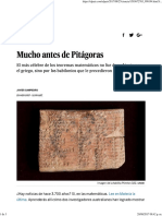 Mucho Antes de Pitágoras - Ciencia - EL PAÍS PDF