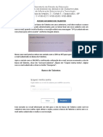 Acesso Ao Banco de Talentos 2022 PDF