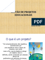 Gestão e Elaboração de Projetos