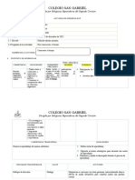 Sesion de Aprendizaje de Unidad de Tiempo Viernes 2 de Diciembre