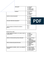 Preguntas Octavo EGB a Tercero Bachillerato