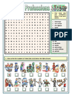 Jobs and Professions Puzzles Crosswords Fun Activities Games Information Gap Ac - 85054