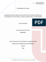 Implementación del modelo Canvas para granja agroecológica