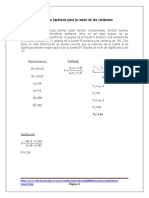 Prueba de Hipótesis para La Razón de Las Varianzas: Formula Tabla