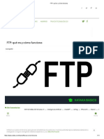 FTP - Qué Es y Cómo Funciona