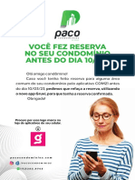 Você Fez Reserva No Seu Condomínio Antes Do Dia 10/03?