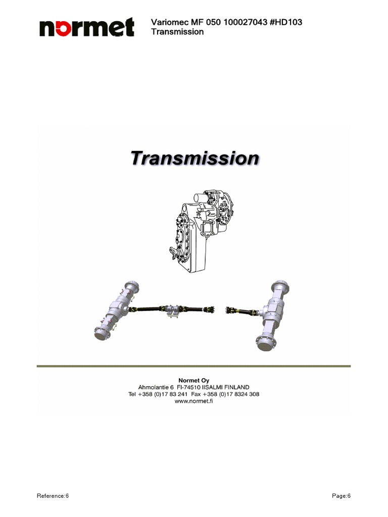 6 Transmission | PDF | Axle | Screw