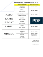 Jadwal Jaga Pintu Gerbang Asrama Group 2