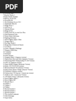 Pandora DX 9800_Game_List | PDF