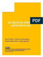26 Ideas de Juegos Antipantalla 2020. 2da Edicion Dic 2020-1 PDF