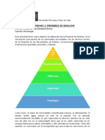 Plantilla Pirámide de Maslow