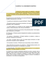 1.2 La Actitud Filosã Fica y El Conocimiento Cientã - Fico