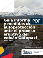 Guía Informativa y Medidas de Autoprotección Ante El Proceso Eruptivo Del Volcán Cotopaxi