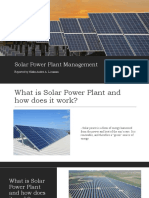Solar Power Plant Management