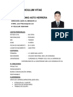 CV joven estudiante contabilidad proactivo comunicación experiencia carnicería