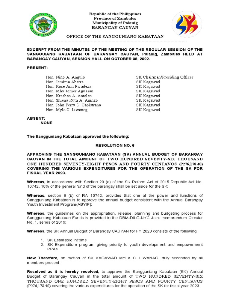 resolution-approving-sk-budget-pdf-philippines-government