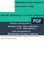 Aula 08 - Movimento Circular Uniforme PDF