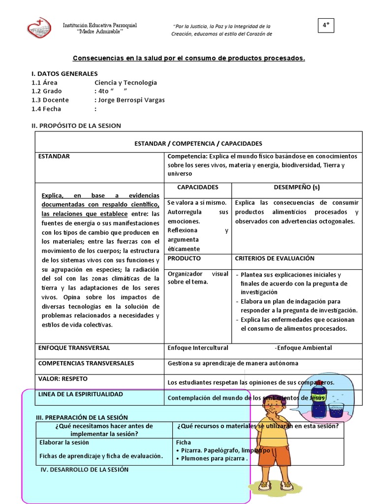 4° - Sesión - Consecuencias en La Salud Por El Consumo de Productos ...