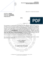 Entrega de Contrato y Solicitud de Fianza