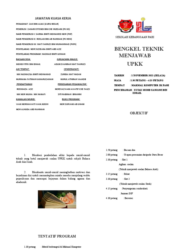 Buku Program Upkk | PDF