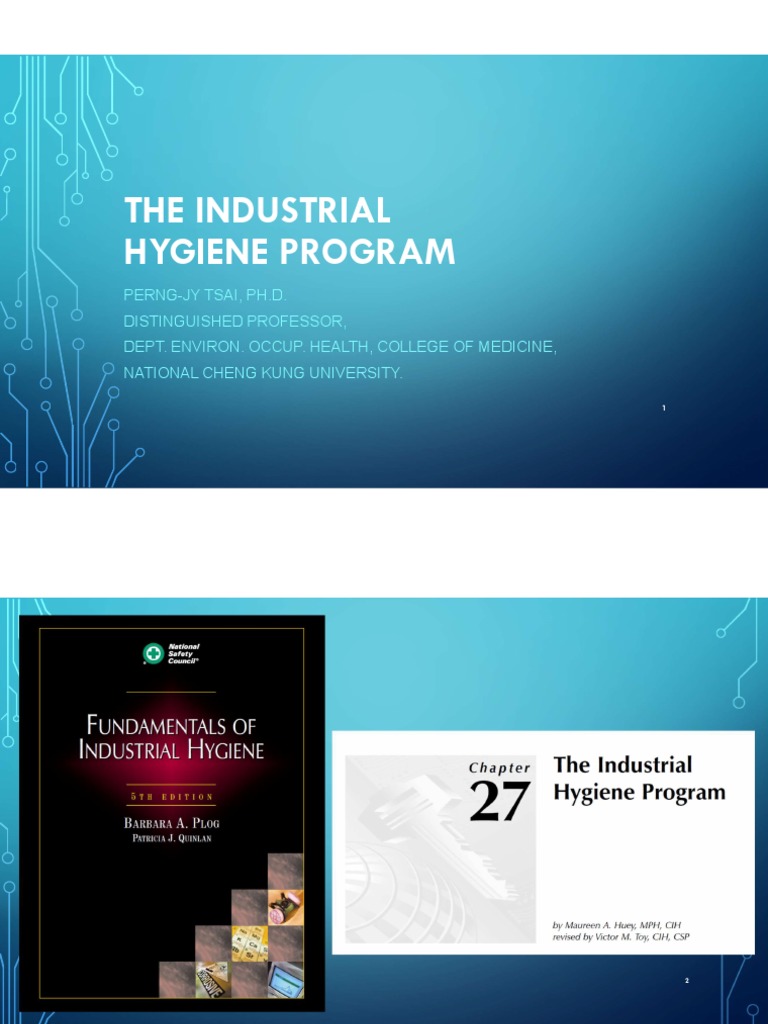 The Industrial Hygiene Program PDF Occupational Hygiene Occupational Safety And Health