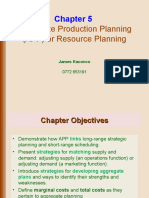 Chapter 5 Aggregate Planning