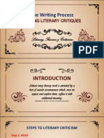 5Writing-Process-Sample Literary Critiques PDF