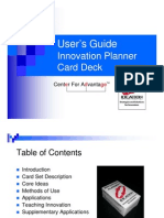 Innovation Planner Card Deck User Guide