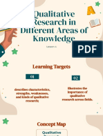 Lesson 4 - Qualitative Research in Different Areas of Knowledge