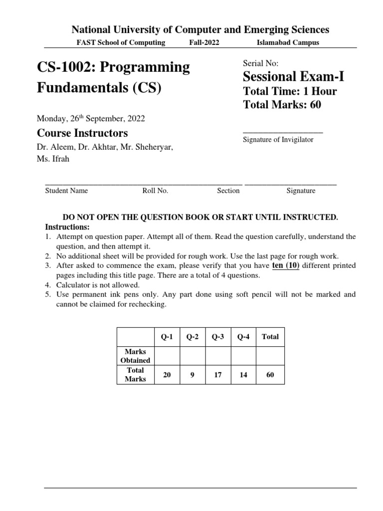 Programming Exam Instructions | PDF | Namespace | Letter Case