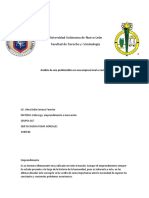 Análisis de una problemática en una empresa local o nacional