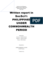 Written Report in SocSci 1