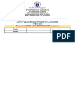 Roll Number Generator