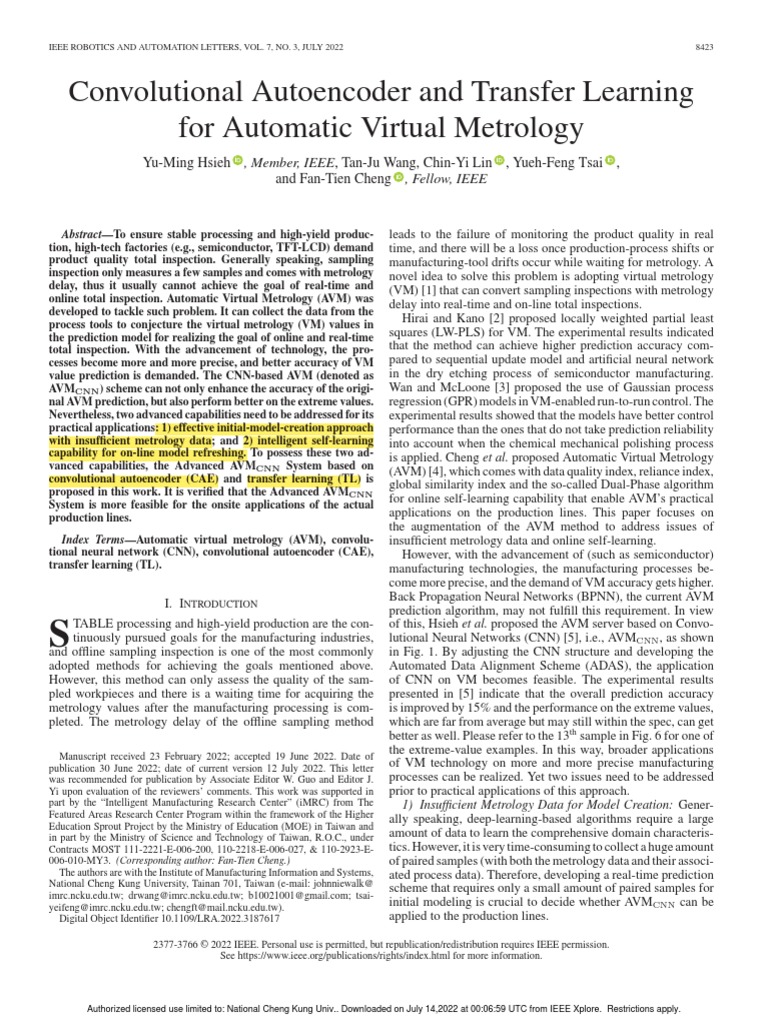 Convolutional - Autoencoder - and - Transfer - Learning - For ...