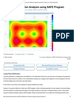 Long Term Deflection Analysis Using SAFE Program - The Structural World