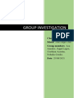 Group Investigation