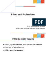 Ethics and Profession