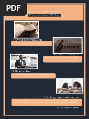 INFOGRAPHIC ON AVOIDING BIASED WRITING
