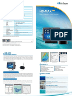 HD-MAX dual-frequency echo sounder technical specifications