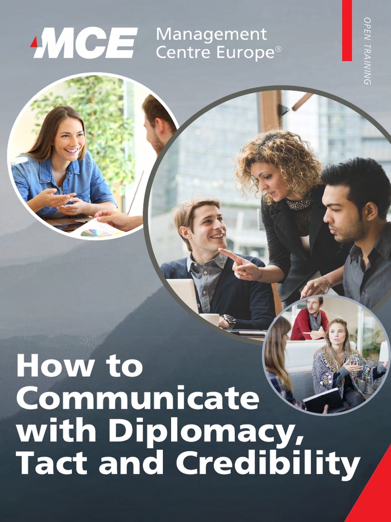 How To Communicate With Diplomacy Tact And Credibility Pdf