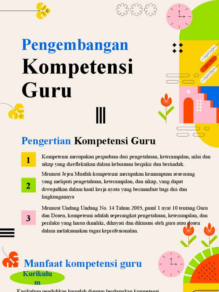 Pengembangan Komp Guru PDF