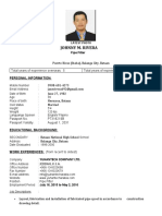 CV Format 2022 JOHNNY M. RIVERA