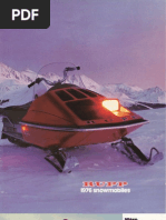 1976 Rupp Snowmobile Line-Up Brochure