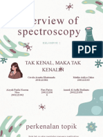 Overview of Spectroscopy: Kelompok 2