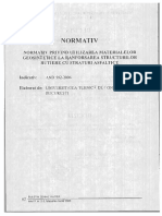 AND 592 Normtiv Privind Utilizarea Geosinteticelor La Ranforsarea Structurilor Rutiere Cu Straturi Asfaltice PDF