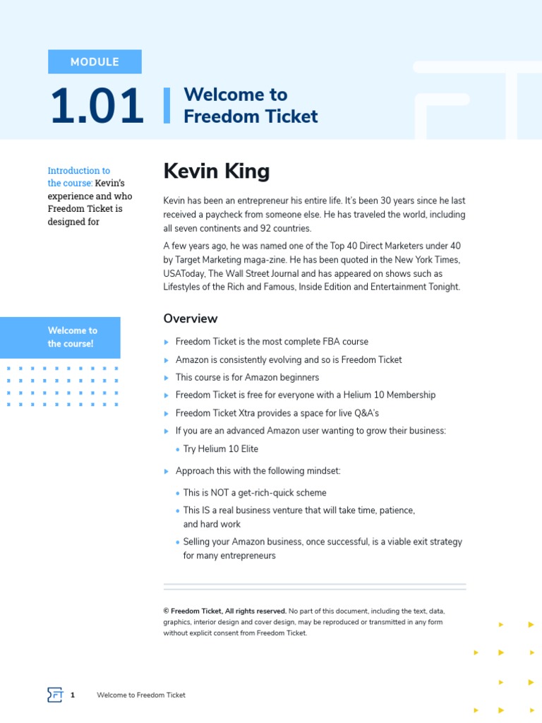 FT Notes-1.01 | PDF