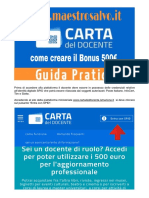 Come Creare Il Bonus 500eu-1 PDF