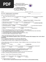 1st Periodical Exam Oral Communication in Context With Answer Key