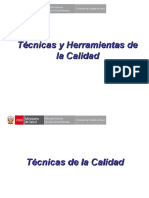 Tecnicas y Herramientas de Calidad