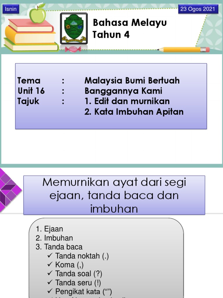 Bahasa Melayu Tahun 4 Unit 16 Ms 104 Pdf Pdf